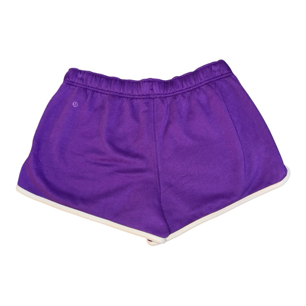 Lululemon Scuba MR Oversized Short 3" *Trim, College Purple Light Ivory Multi - Picture 8 of 10